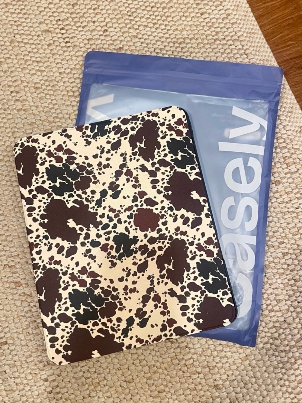 Casely Cowgirl Envy | Cow Print iPad Protective Folio Cover